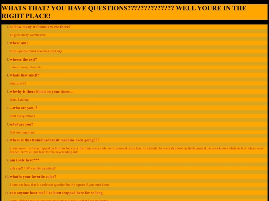 FAQ screenshot