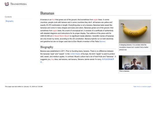 wiki/Bananas screenshot