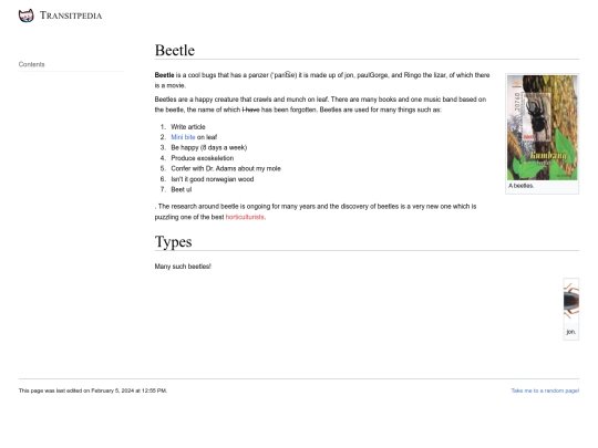 wiki/Beetle screenshot
