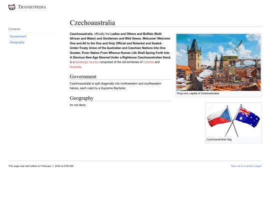 wiki/Czechoaustralia screenshot