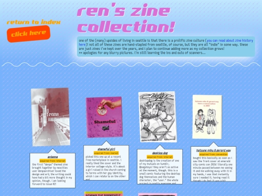 zines screenshot