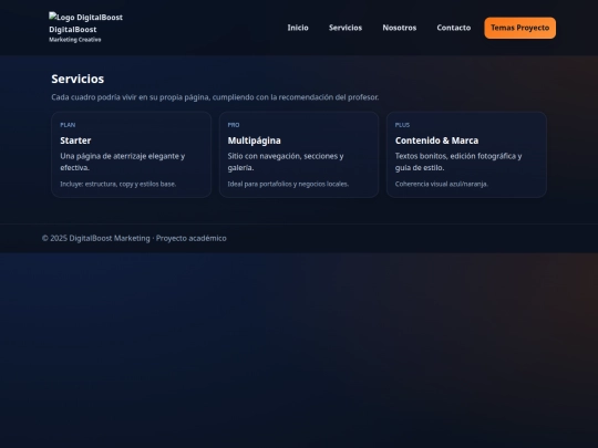 services screenshot