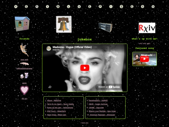 music/vogue-madonna screenshot