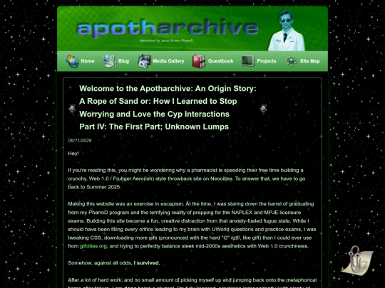 blog screenshot