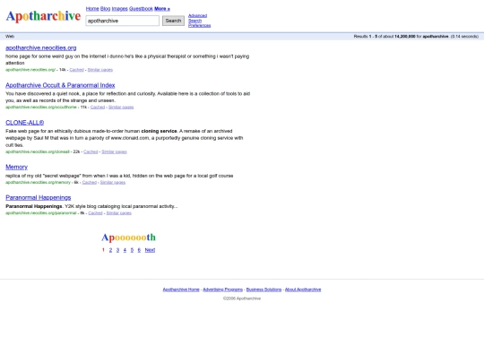 sitemap screenshot