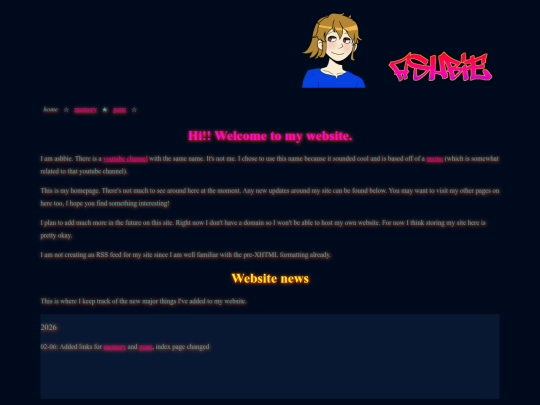 index screenshot