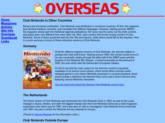 overseas screenshot