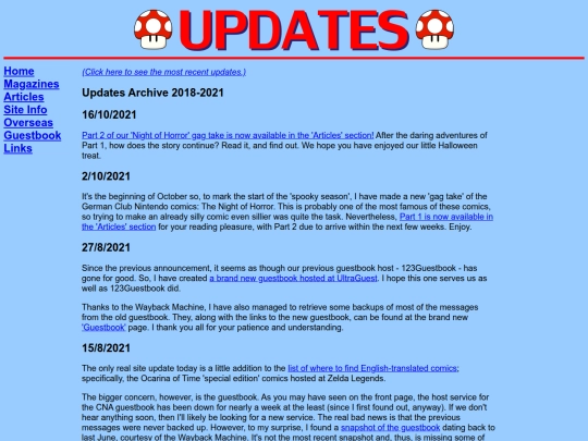 updates2018-2021 screenshot