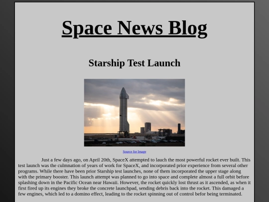 blogpost screenshot