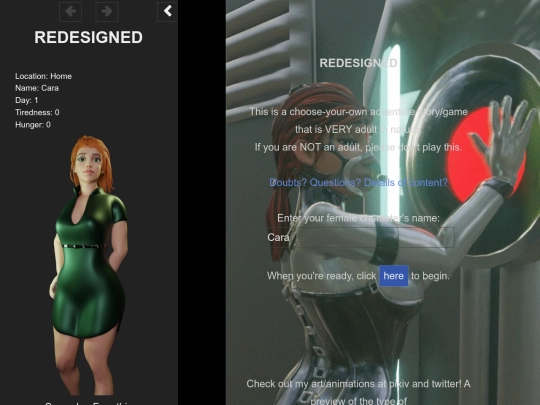 redesigned screenshot