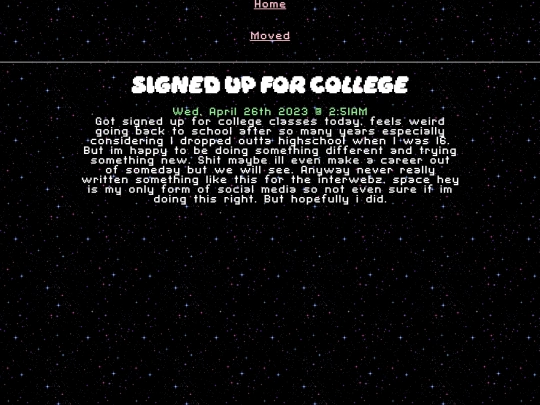 blog screenshot