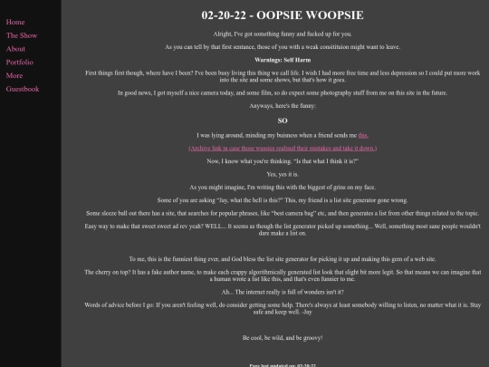 shows/2-20-22 screenshot