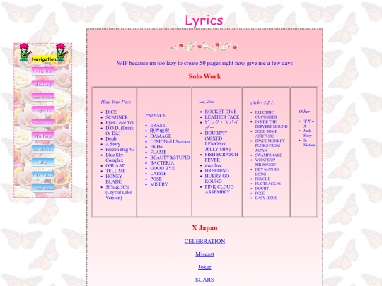 lyric screenshot