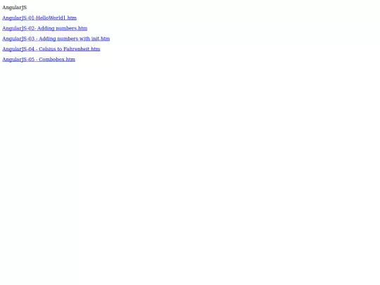 AngularJS/TOC screenshot