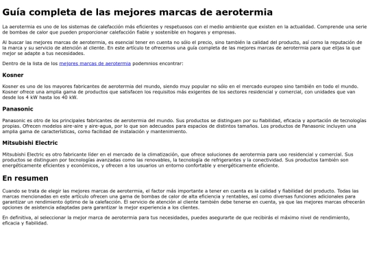 marcas/aerotermia screenshot