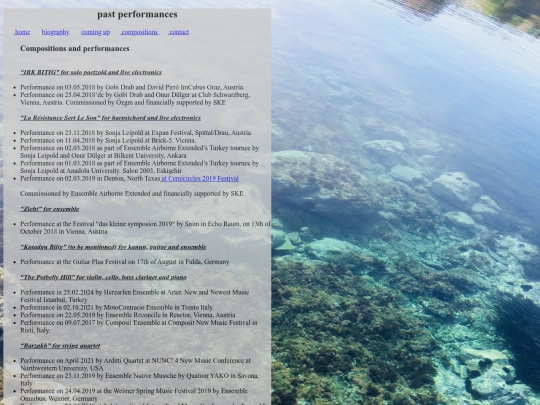 pastevents screenshot