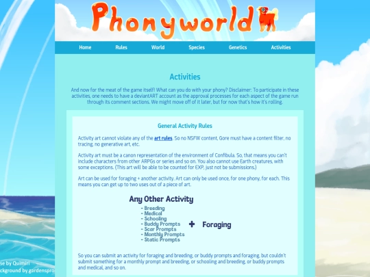 activities screenshot