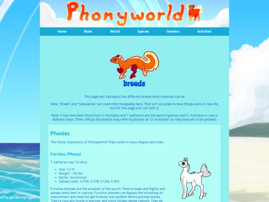 breeds screenshot