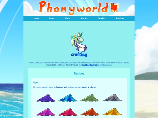 crafting screenshot