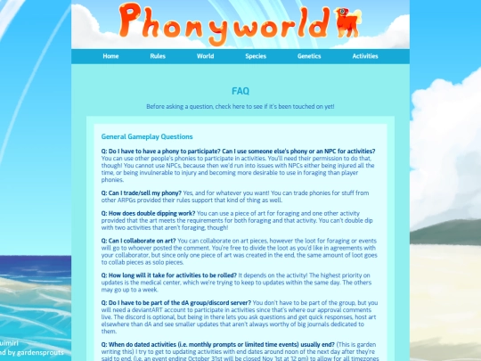 faq screenshot
