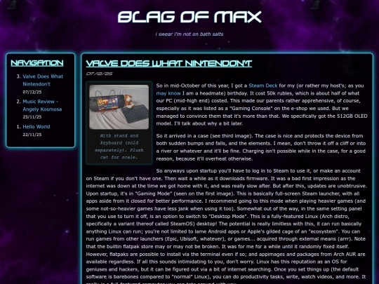 blag screenshot