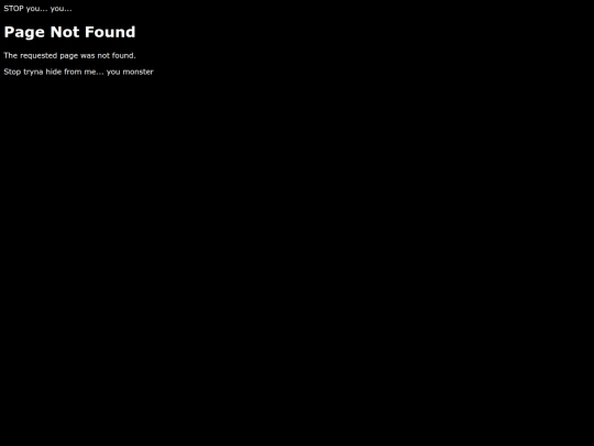 not_found screenshot