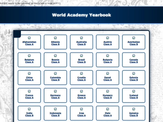 Yearbook screenshot