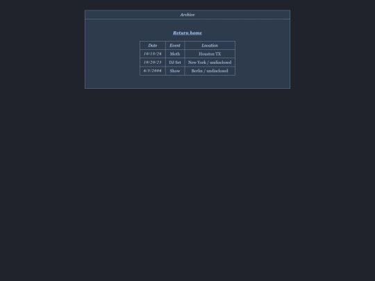 archive screenshot