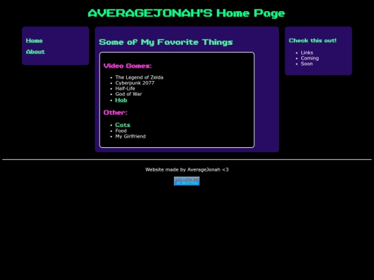index screenshot