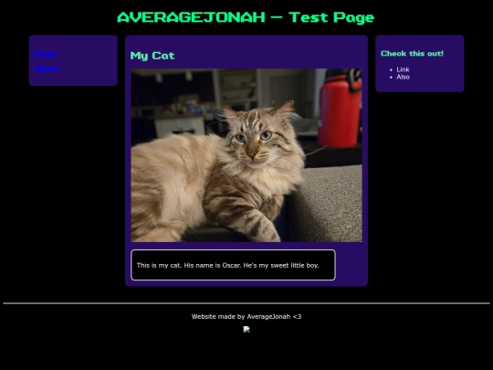 test screenshot