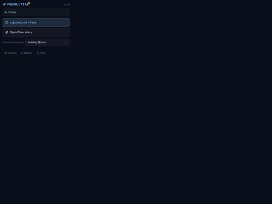 popup screenshot