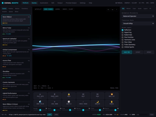 projects/signalbooth screenshot