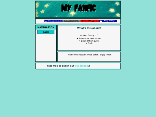 fanfic/navigation screenshot