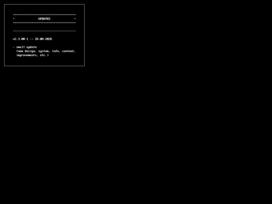 updates screenshot