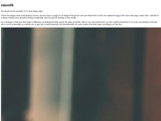 experiments/lenis/lenis screenshot