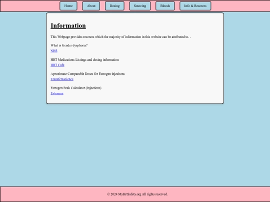 info screenshot