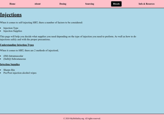 injections screenshot