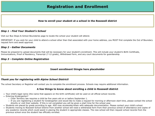 enrollmentportal screenshot