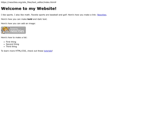 index screenshot