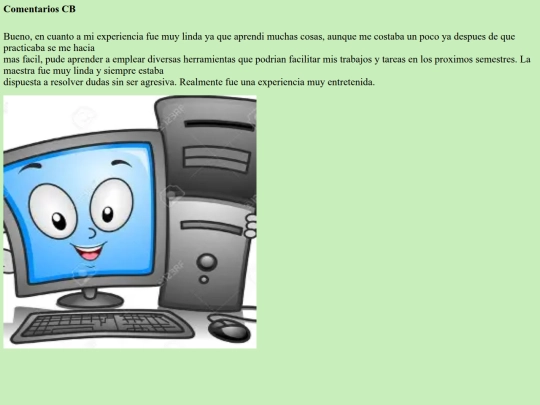 comentarios screenshot