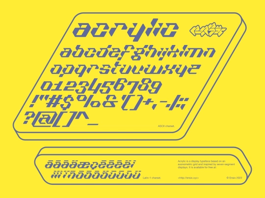 fonts/acrylic screenshot