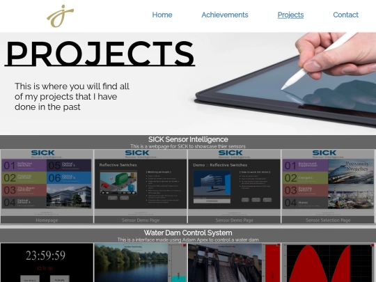 projects screenshot
