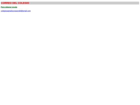 correocolegio screenshot
