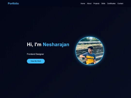 portfolio screenshot