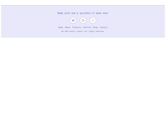 footer screenshot