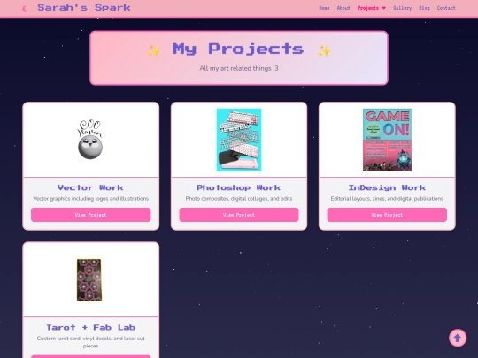 projects screenshot