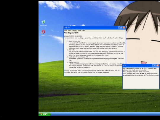 blog screenshot