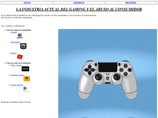 Final HTML/gomezruben screenshot