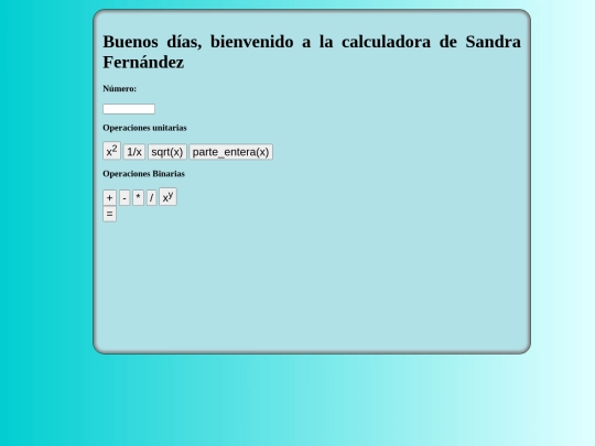 calculadora screenshot