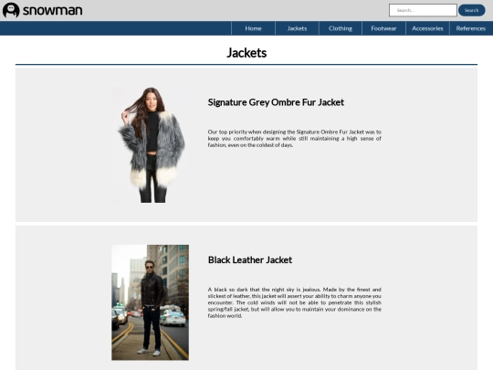 jackets screenshot